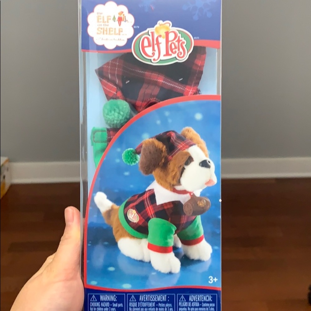 Elf Pet Saint Bernard Outfit
